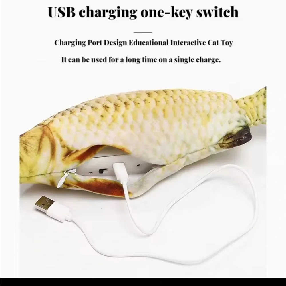 Interactive Fish Cat Toy